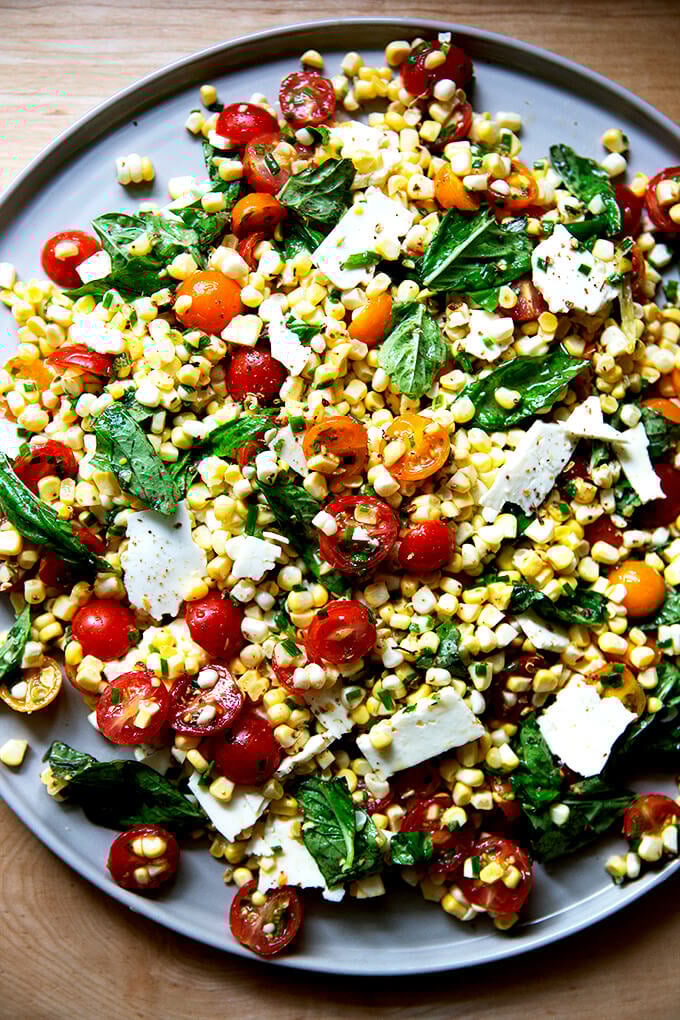 Perfecting Mark Bittman's Raw Corn Salad: The Feta and Tomato Fix